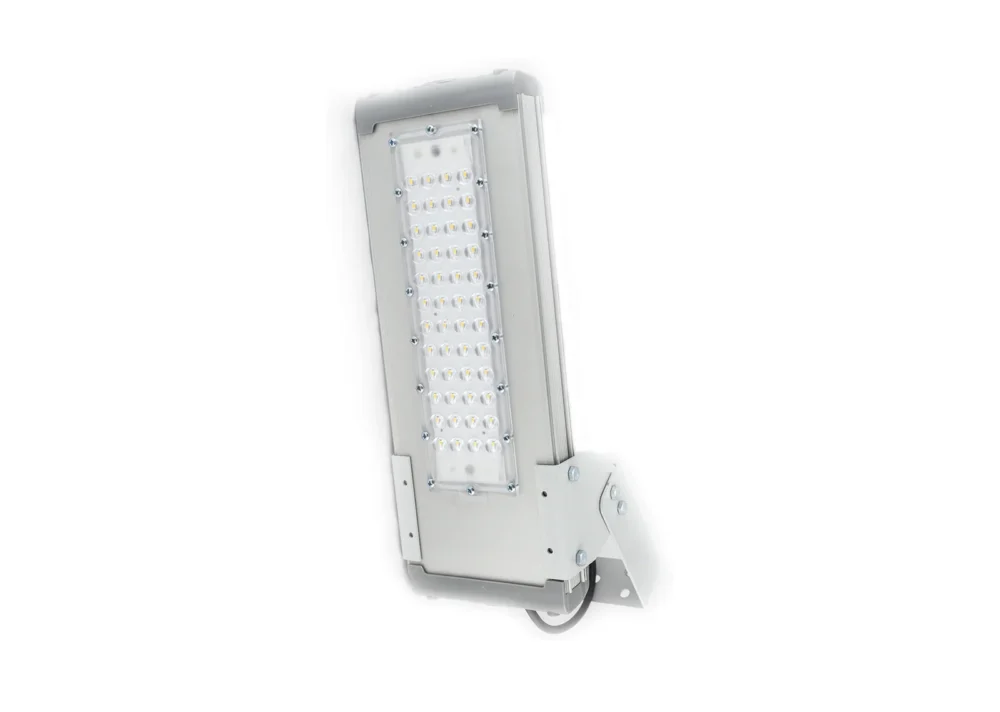 Линзованный светодиодный промышленный светильник на скобе SMD-L 55W, фото 3