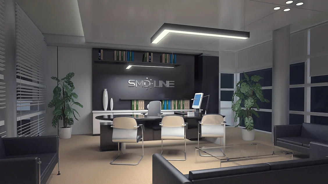 Светильники SMD-Line-2K в интерьере