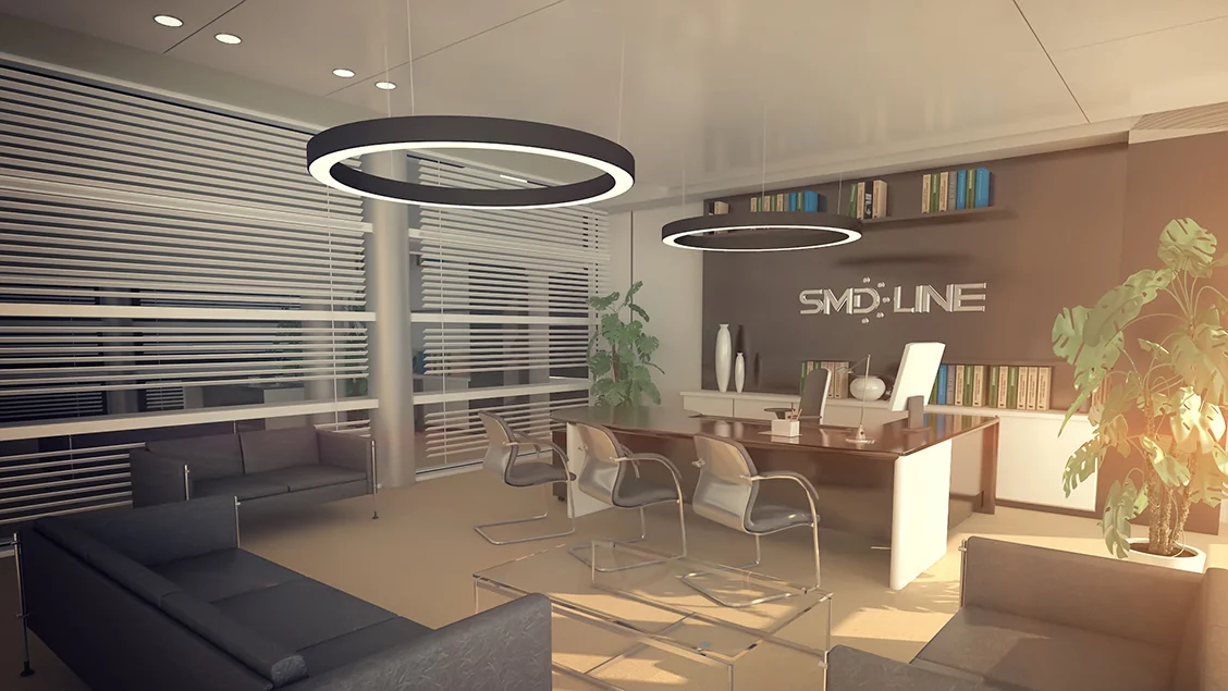 Светильники SMD-Line-R в интерьере