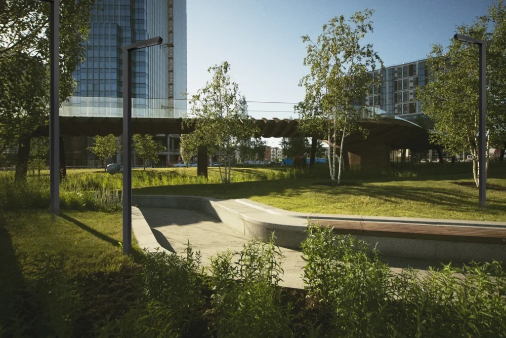 Светильники SMD-PARK в парке