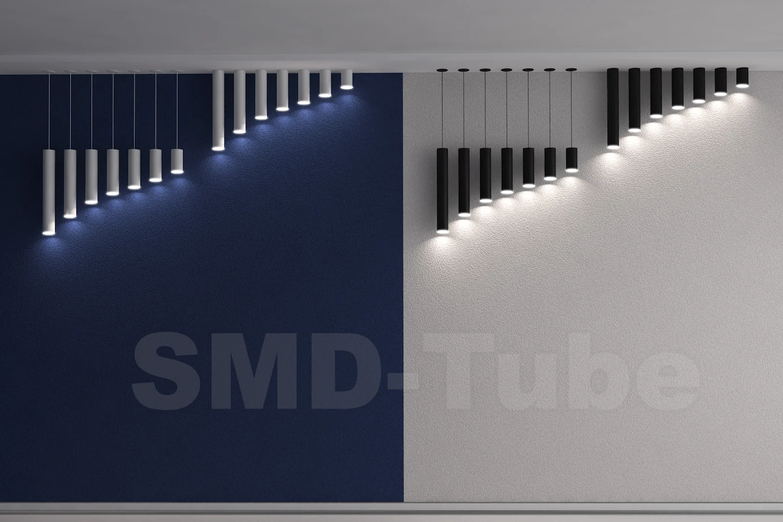 Светильники SMD-Tube-R-125 в интерьере